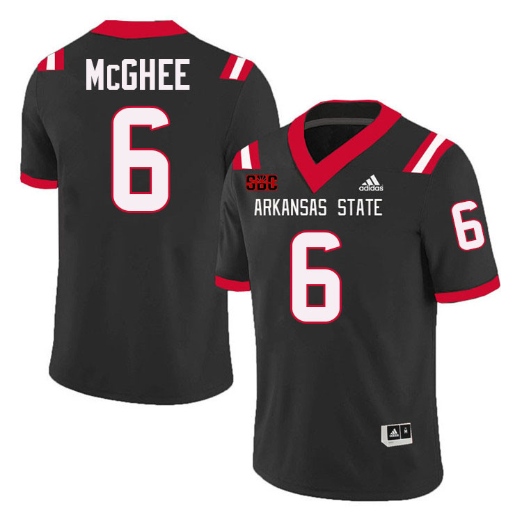 AG McGhee Arkansas State Jersey,Arkansas State Red Wolves Football Uniforms,Jersey-Black AG McGhee Arkansas State Jersey,Arkansas State Red Wolves Football Uniforms,Jersey-Black